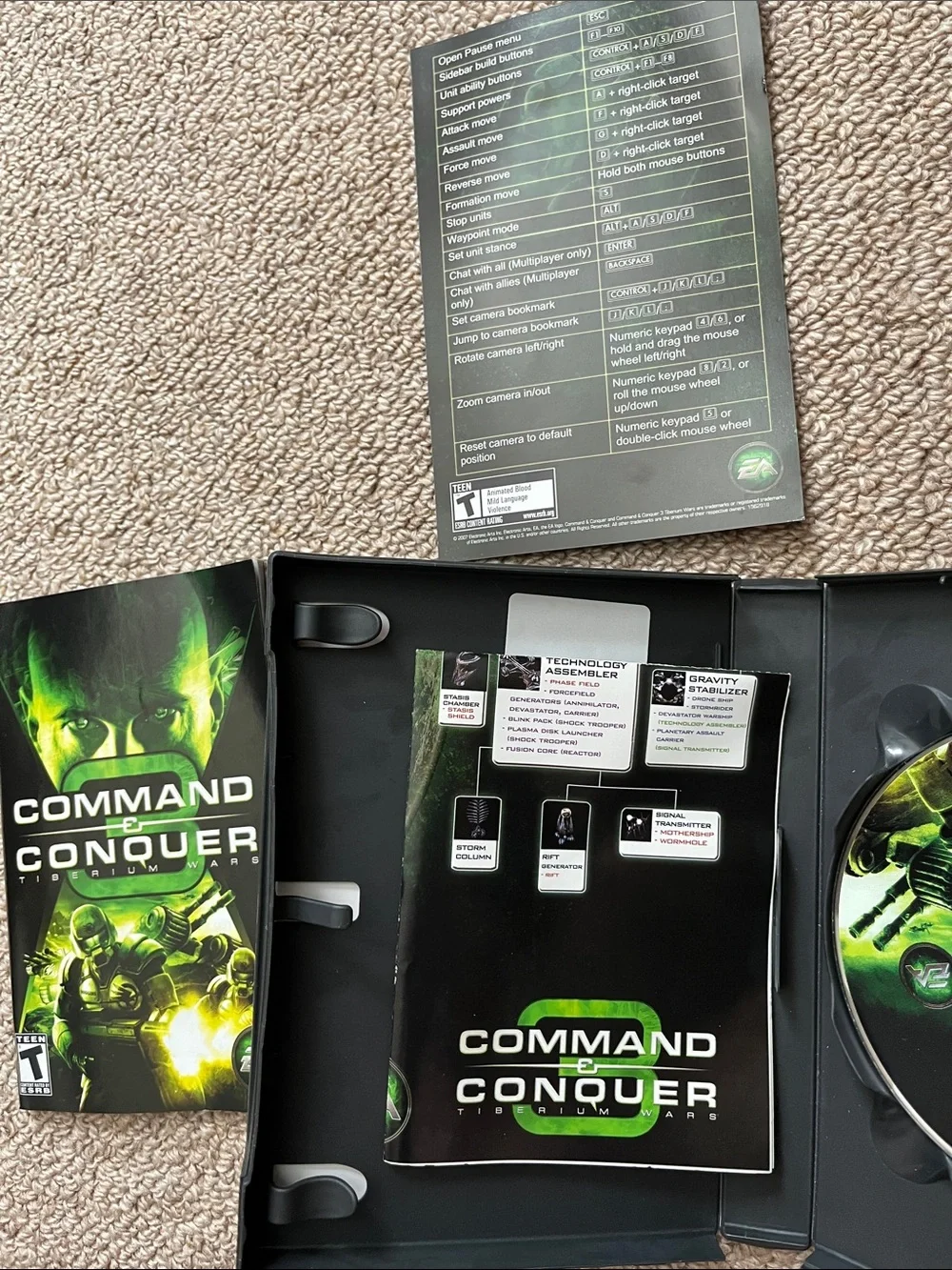EA Command & Conquer 3: Tiberium Wars PC Game - Black & Green